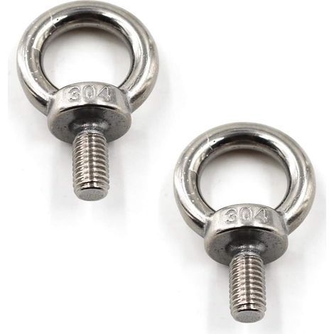 M16 304 Stainless Steel Lifting Eye Bolt (2 pack) (1/5)