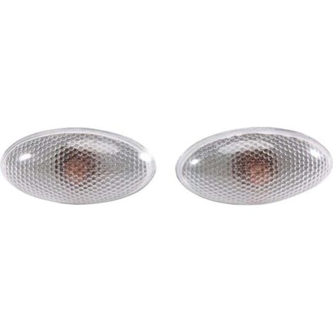 2 X Clignotant Latéral Feu Position Répétiteur Indicateur Lampe Compatible 206 407 607 (1/4)