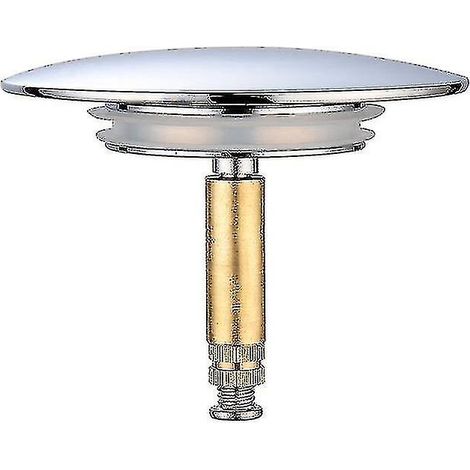 Bette Bath Stopper, 70 Mm, With Double Seal, Height Adjustable, Universal Bath Stopper, Sink Valve, Hardened Brass With Chrome Finish, Rust Proof Bat (1/5)