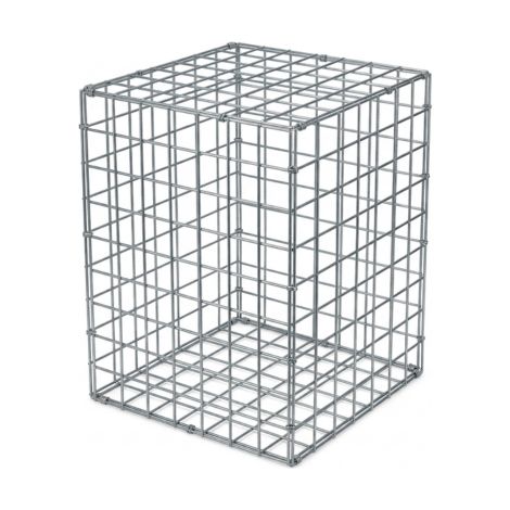 Clôture à domicile –Cage à gabion - Cube - 600 x 300 x 300 -Fil 3,5 mm - Maille 50 x 50 - Métal (1/2)