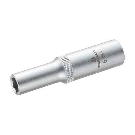 Douille 6 pans extérieurs 6 mm Longueur: 50 mm TOOLCRAFT 816095 Propulseur: 1/4" (6.3 mm) 1 pc(s) (1/2)