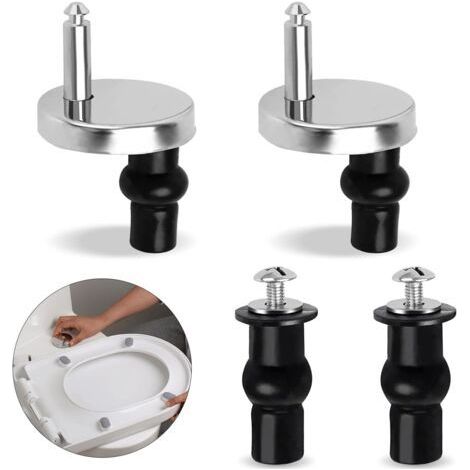 Kit of 2 universal toilet screws - Nylon spare parts included (1/5)