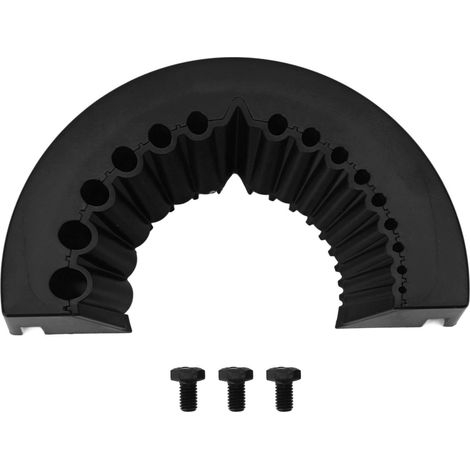 Affilatore per punte da trapano, accessorio versatile per la molatura di punte elicoidali in carburo di tungsteno ad alta velocità, colore nero. (1/5)