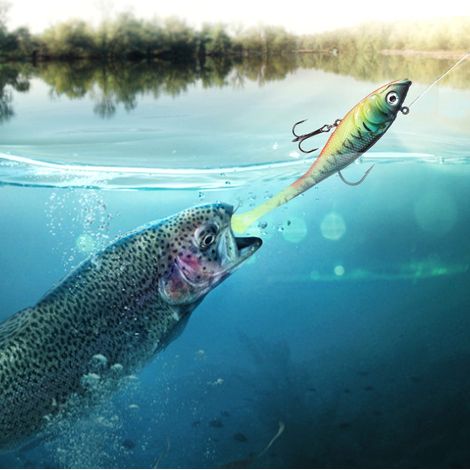 Leurre Souple en T pour Pêche en Mer, Appât Artificiel avec Revêtement pour Vivaneau et Poissons Prédateurs