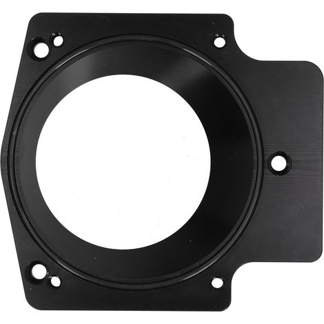 Adaptateur collecteur d'admission 4 en 1 en aluminium, entretoise pour corps papillons compatible GM LS1 LS2 LS6 LSX LS4 noir (1/5)