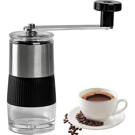 Moulin à Café Manuel avec Broyeur en Céramique Réglable,Broyeur Cafe Grain,Moulin Manuel Café pour Maison Bureau Voyages et Camping