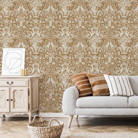 Papier peint intissé Miracle 1005 x 52cm Ocre (1/5)