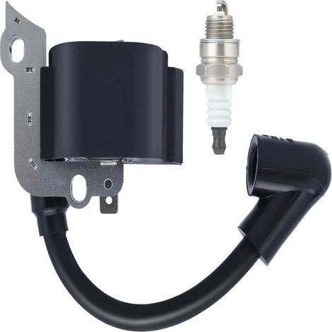 Bobine d'allumage STIHL haute tension compatible avec les souffleurs BG55, BG65, BG85, BG45, BG46, le taille-haie BR45 et l'allumeur dédié. (1/3)