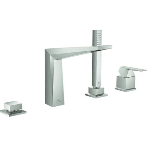 GROHE Batteria a 4 fori per vasca da bagno Allure Brilliant 29405 supersteel, 29405DC0