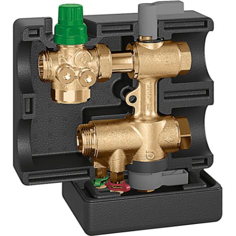 Anschluss- und Regeleinheit für HLK-Endgeräte. DN 25, Kv Venturi 5.00 Caleffi 149600 1H8  25