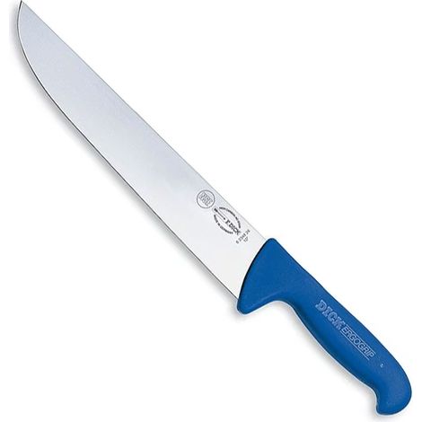 Couteau de boucher 26 cm, manche droit, poignée ergonomique