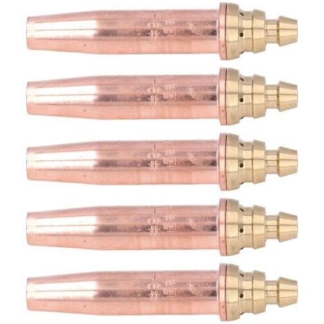 5 pièces buses de soudage au propane isobare pour torche G03-6, accessoires machine à souder