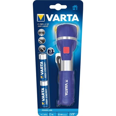 Torcia Elettrica. 0.5W Led 2Aa 17651 Daylig Con Batterie