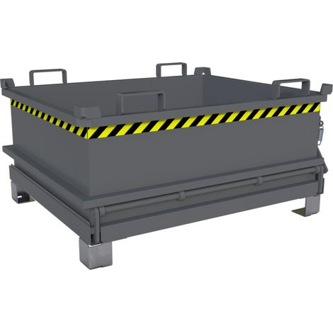 Bauer Südlohn Mini-conteneur pliant MSB 400, laqué, gris souris (1/4)