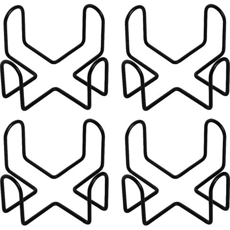 Ensemble de 4 porte-gobelets pour tasses rondes et carrées de 4 pouces, 10 cm et 8 cm de hauteur, avec une capacité de 6 à 10 tasses. (1/5)