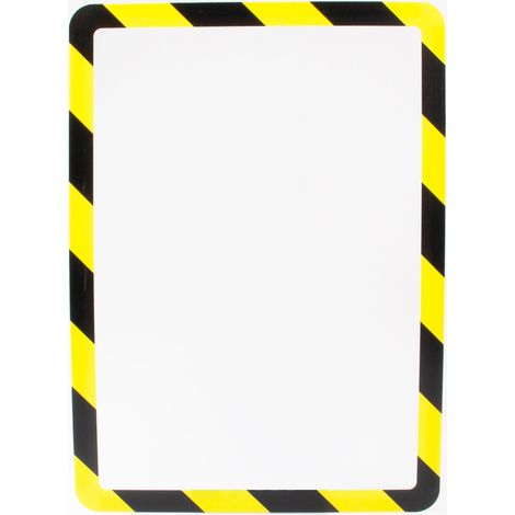 Magna-C Magnetischer Signalrahmen gelb/schwarz (1/4)