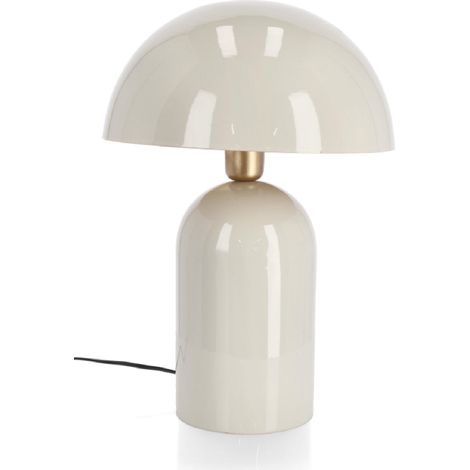 Lampada da tavolo "Velma" beige in metallo h 45 cm -h 45 cm (1/4)