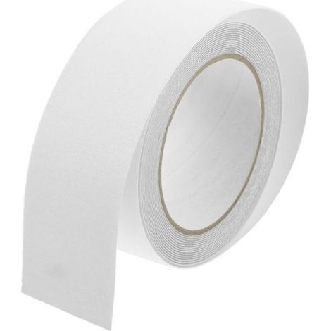 Bande Antidérapante - 5 cm x 5 m - Pour Escaliers Intérieurs Et Extérieurs - Givrée - Auto-Adhésive - 1 Pièce (1/4)