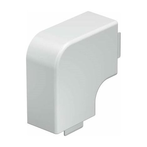 OBO Bettermann Cappuccio angolare piatto 40x60mm polivinilcloruro bianco puro RAL 9010, 6192858
