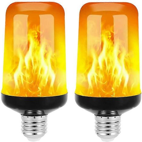 Ampoule LED effet flamme, 4 modes d'éclairage vacillant, culot E26/E27, idéale pour Noël (1/5)