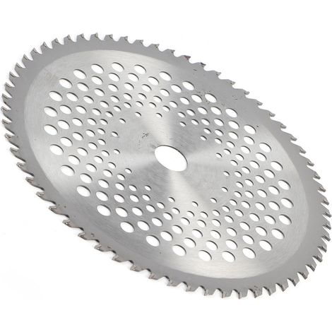 Disque à lame de scie circulaire à 60 dents pour débroussailleuses et coupe-bordures de jardin, 255 x 25,4 x 60 dents (1/5)