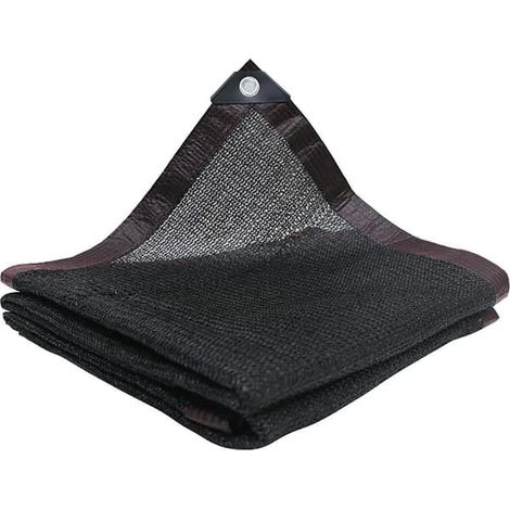Filet d'ombrage - Toile d'ombrage extérieure - Tissu en maille avec œillets - 2x2 m - Filet de protection pour plantes - Rectangulaire - Matériau en maille robuste et respirant [Ho] (1/5)