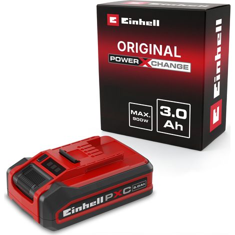 Original Einhell Akku PXC+ 18 V 3,0 Ah (900 W, Power X-Change, Li-Ion, Plus-Technologie, ABS, LED-Anzeige, ohne Ladegerät) (1/5)