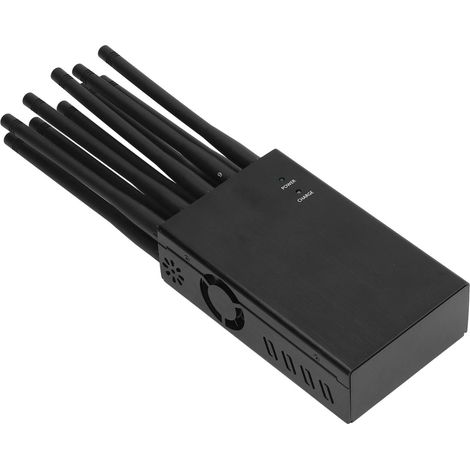 Dispositif portatif de brouillage de signal à bande complète, 10 canaux, portée de 15 mètres, contrôle indépendant, brouilleur de détection de signal anti-enregistrement, prise standard européenne 110 (1/5)