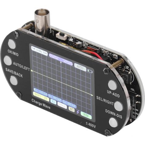 Oscilloscope portable 2,5 MHz avec écran TFT 2,4 pouces, idéal pour tests électroniques et diagnostics de circuits (1/5)