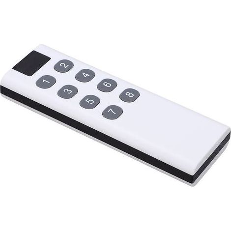 Télécommande universelle pour portail et volet roulant – 8 touches, 100 m, fréquence 433 MHz, silicone durable (1/3)