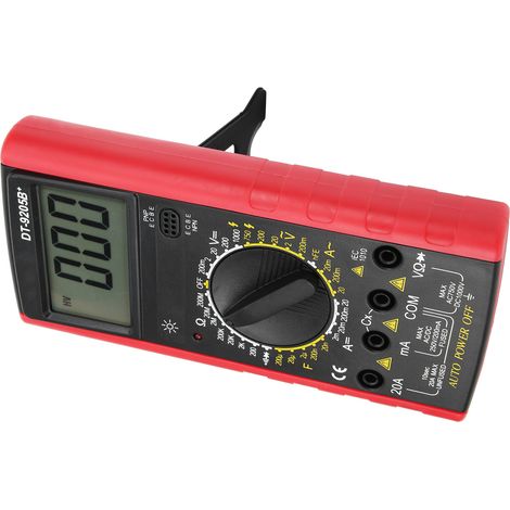 DT9205B+ Anti-Burning Digitalmultimeter Spannungs- und Stromprüfer Messgerät Elektrikerwerkzeug (1/5)