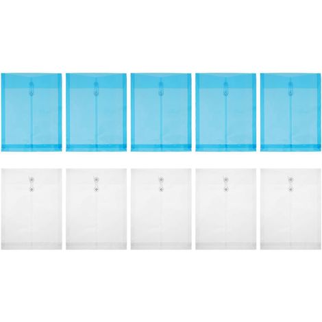 Pochette de classement extensible pour documents de bureau, sac de classement en PVC, organiseur de bureau et d'études, porte-enveloppes, pochettes de classement, organiseurs de documents-32.3X24X3cm (1/3)