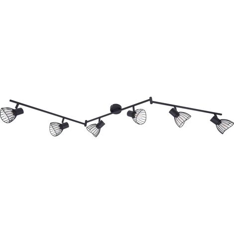 Lindby Lámpara de techo 'Piena' en Negro Metal