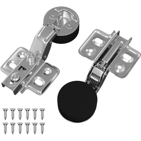 Bisagra 2 pcs Plateado 35 mm Hierro vidaXL