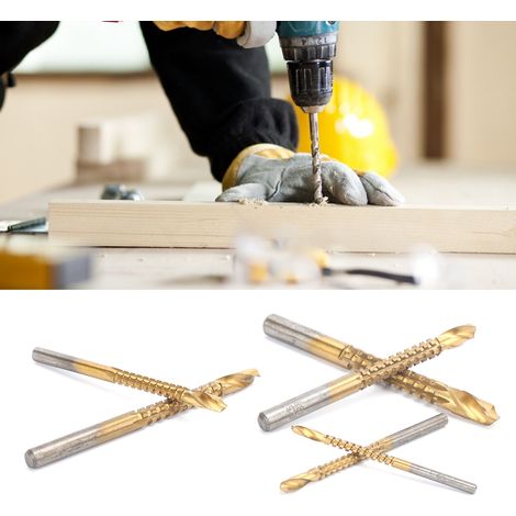 Set mit 6 gezahnten Nietbohrern, für elektrische Bohrmaschinen, Modellbauwerkzeuge, zum Bohren und Nuten, Sägen und Holzbohrmaschinen, vielseitig einsetzbar, zum Bohren und Öffnen von Löchern (1/5)