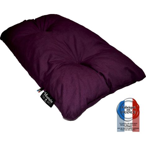 Coussin tapis matelas panier pour chien mauve 110x60 cm (1/3)