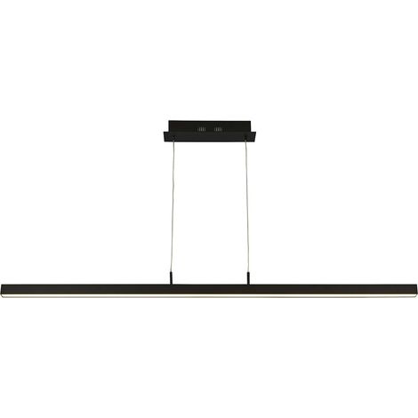 Lampadario Moderno Tribeca Acciaio Bianco Policarbonato Nero Led 17W Cct (1/5)