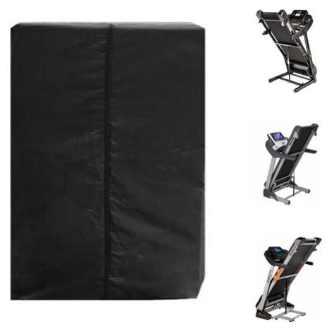 Copertura per auto, Copertura per tapis roulant pieghevole, Antivento 210D, Antipioggia, Copertura in tessuto Oxford, 95×75×160 cm, Nero - RWBarcas para coche (1/5)