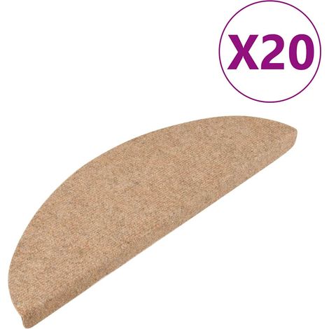 Maison Exclusive - Stufenmatten Selbstklebend 20 Stk. Beige 56x17
