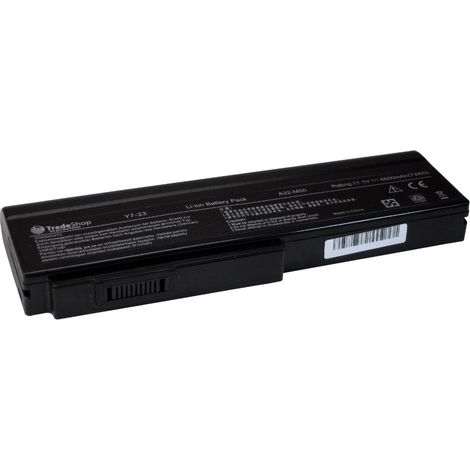Trade-Shop Laptop Notebook AKKU 6600mAh für Asus M70Sa M70Sr X55 X-55 X55Sa X55Sr X55Sv X57VN X55Q X57 X-57 X57SR X57VC G50 G-50 G50VT G50E G50T G51 G-51 G51J G51J-A1 G51J-3D G51Jx-A1 G51Jx-X1