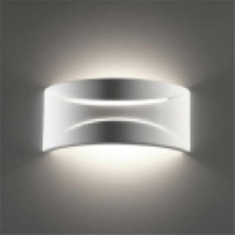 Belfiore applique da pitturare e personalizzare ceramica/gesso versatile colore bianco attacco e27 max 52w 9323.108.41.00.9