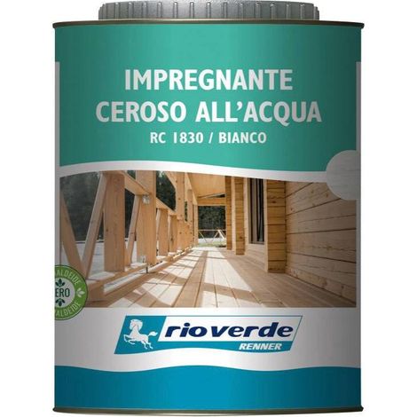 Impregnante Ceroso All'Acqua  Vari Colori Lt. 0,75 Bianco