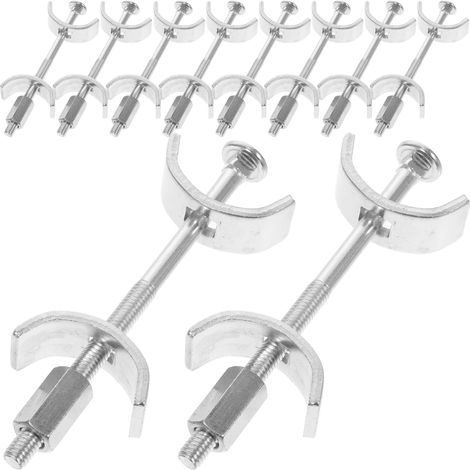 Lot de 10 boulons de fixation en acier galvanisé pour joints de compto (1/5)