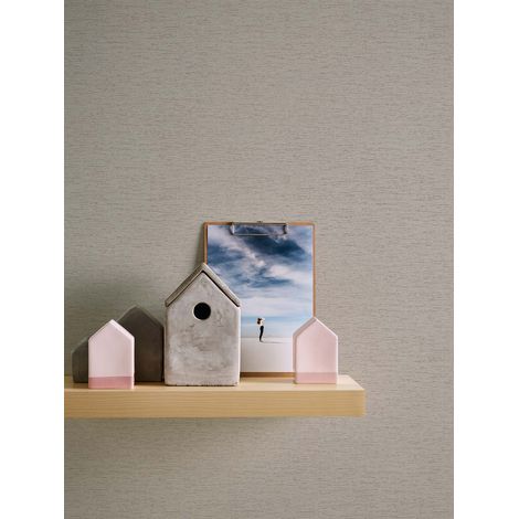 Papier peint Uni Gris Famous Garden A.S. Création (1/4)