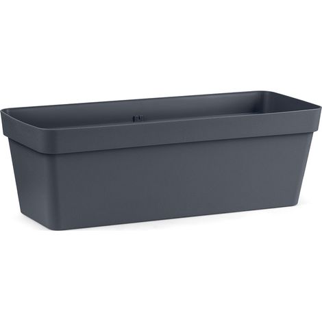 FIORIERA CASSETTA RETTANGOLARE CLEO ANTRACITE 60CM