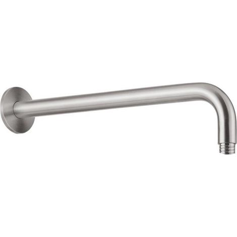 Braccio doccia con rosone in acciaio inox 35 cm spazzolato - Idral Z84CX-00000 (1/5)