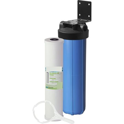 Système de Filtre à Eau Système de Filtration d'eau en 1 étape for Toute la Maison, Carbone Haute capacité for Tout Usage (1/5)