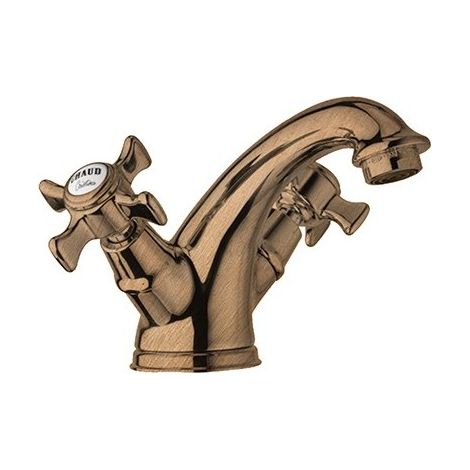 Lavabo Chambord Or Rose Brosse + Vidage Pvd Robinetterie CHAMBORD - CRISTINA ONDYNA CH10834P