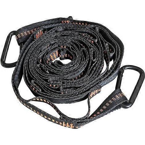 Échelle de corde en nylon 11,5 x 68,9 pi, issue de secours pour maison à deux étages
