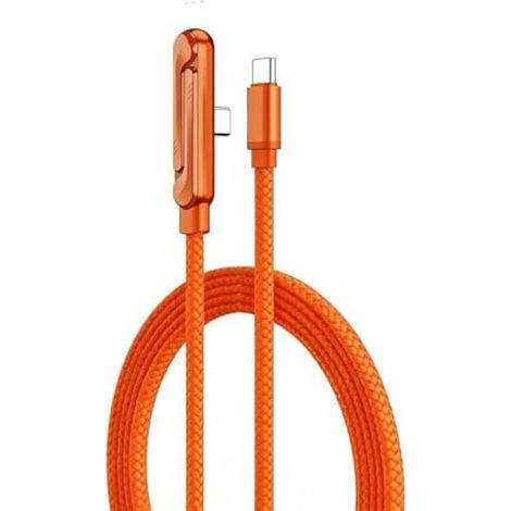 2-in-1 Câble USB C vers USB C 240W Charge Rapide avec Support Téléphone Invisible, Type-C Fast Charging Cable pour i17 16 15, Smartphone, Tablette, Cordon Type C Tressé 1,5M (1/3)